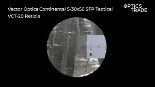 Vector Optics Continental 5-30x56 SFP Tactical Reticle VCT-20 | Optics Trade Reticle Subtensions
