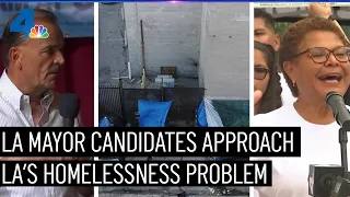 Promises, Promises: LA Mayoral Candidates Take Different Approaches to Homelessness | NBCLA