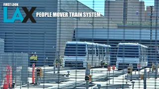 First Look LAX Airport People Mover Train Cars