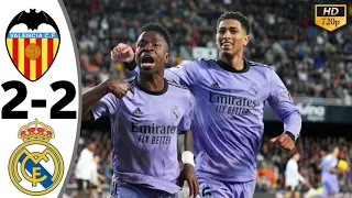 Valencia vs Real madrid 1-3•Highlights & All Goals 2024 •🔥jude Bellingham