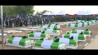 Burial Of 17 Soldiers Killed In Okuama, Delta State