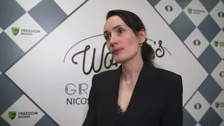 Interview with Kateryna Lagno | FIDE Women's Grand Prix in Nicosia | 10 Round