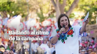 #Campañeando | ¡Otra vez no, Xóchitl! Se aventó unos pasos prohibidos que no la hacen quedar bien...