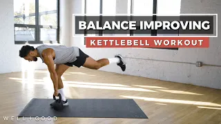 Kettlebell Workout for Balance | Trainer of the Month Club | Well+Good