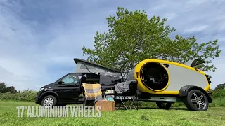 The MINK - Epic teardrop shape camper as seen on TopGear 🎥😃