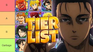 BEST Heroes TIER LIST (September 2023) - Seven Deadly Sins: Grand Cross