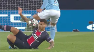 👏👏PERFECT DOUBLE TACKLES LEANDRO PAREDES VS Manchester City (2021)