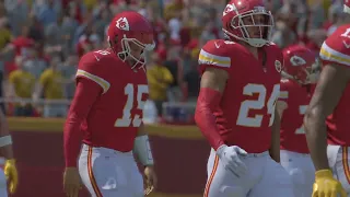 Madden NFL 24_Kansas City Chiefs Patrick Mahomes Vs.Lamar Jackson Baltimore Ravens & Close game #nfl