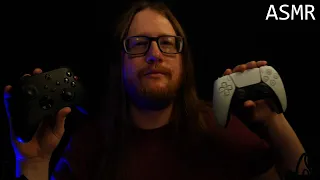 ASMR | Whispered Video Game Ramble & Controller Sounds