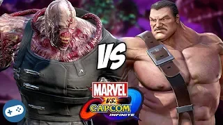 Nemesis VS Haggar Marvel vs Capcom Infinite Gameplay