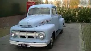 Ford F1 pickup 1952 6 cylinder original VIDEO www.ERclassics.com