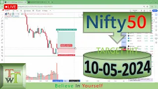 LIVE TRADE | NIFTY | 10/05/2024 | TARGET HIT🎯
