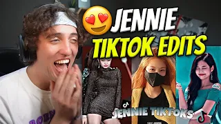 Jennie (Kim Jennie) BLACKPINK TikTok & Edits Compilation - REACTION🔥 !!!