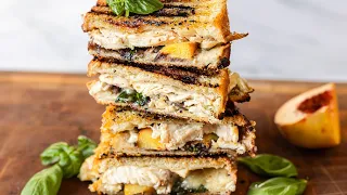 Chicken, Brie, and Peach Panini Recipe