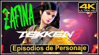 Tekken 8 - Episodios de Personaje - ZAFINA - Gameplay en Español - No Comentado - 4K/60fps