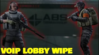 INSANE LABS LOBBY WIPE W/ VOIP - ESCAPE FROM TARKOV