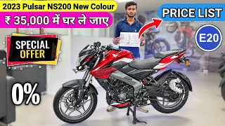 2023 Bajaj Pulsar NS200 New Colour Finance 🔥 | Down Payment & EMI 😱 || ns200 emi down payment 2023