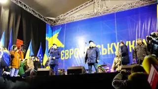 РЕЧЬ СЕРГЕЯ МИХАЛКА ЛЯПИС ТРУБЕЦКОЙ НА #ЕВРОМАЙДАНЕ 07 12 2013 КИЕВ, Майдан Незалежности