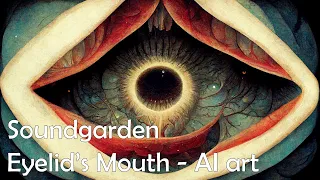 Soundgarden - Eyelid's Mouth with AI art from lyrics