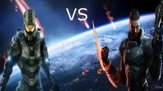 Halo vs Mass Effect! Epic Sci-fi Battle!