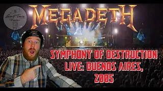 Megadeth - Symphony of Destruction (LIVE in Buenos Aires 2005) | RAPPER REACTION!