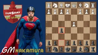 Nakamura Plays Dutch Defense & Bravely Sacrifice His Queen. II TITLED TUESDAY Late Edition.