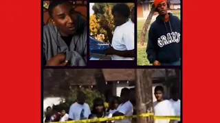 “Crips Smirk At Athens Park Blood (Cle “Bone” Sloan )As He Identifies His Homies Body In Compton ! “