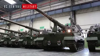Finally! Ukraine Used An Poland AHS Krab Howitzer 155mm To Destroy Russia