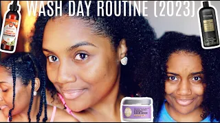 My High Porosity Natural Hair Wash Day Routine (2023) l  Start to Finish