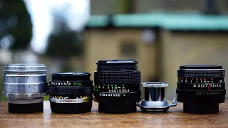 My Five BEST VALUE 50mm Vintage Lenses - UPDATED!