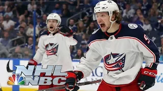 NHL Stanley Cup Playoffs 2019: Blue Jackets vs. Lightning | Game 2 Highlights | NBC Sports