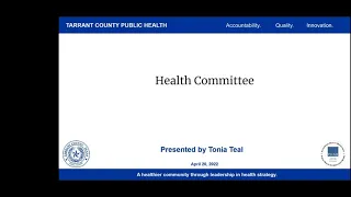 TCUC Health Committee Meeting - April 20, 2022