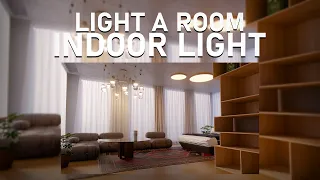 How to Light a Room in Cinema4D and Octane I Indoor light tutorial