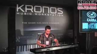 Kraft Music - Korg Kronos Demo with Rich Formidoni at NAMM 2011 HIGH QUALITY!