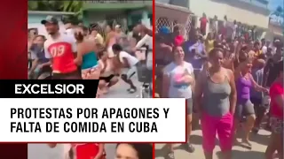 Estallan protestas en Cuba por escasez de comida