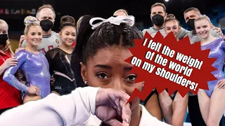 US Gymnast Simone Biles Withdraws from Olympics Individual All-Around Competition.