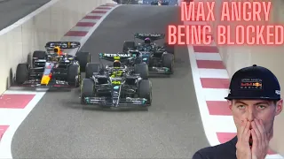 Max verstappen angry being blocked in pitlane #f1 #maxverstappen #abhudhabi #formula1 #formula