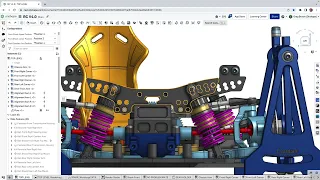 RC Car suspension analysis in CAD