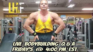 LIVE Q & A with Lee Hayward (Muscle Building & Fat Loss Coach)