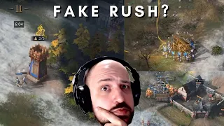 Age of Empires 4 | English Mirror | Fake Rush Viable?