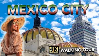 Immerse Yourself in MEXICO CITY's Beauty in 4K! 🇲🇽🚶‍♂️ Your Must-See Tour! #4KWalkingTour