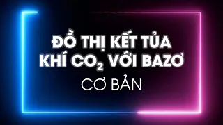 Đồ thị kết tủa khí CO2 với bazơ cơ bản