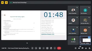 October 17, 2023 - City Council Public Hearing (1/2)
