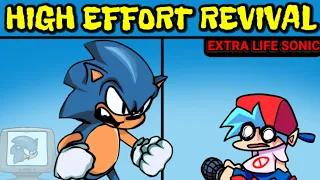 Friday Night Funkin' VS Extra Life Sonic | High Effort Revival (FNF Mod/Hard)