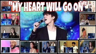 "MY HEART WILL GO ON"- DIMASH KUDAIBERGEN REACTION COMPILATION