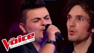 Queen – Don't Stop Me Now | Baptiste Defromont VS Claude Schuh | The Voice France 2013 | Battle