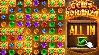 ALL IN CHALLENGE ON GEMS BONANZA!! (BONUS BUYS)