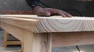 Great Woodworking Project Ideas For Beginners || Build A Simple, Yet Incredibly Sturdy Desk