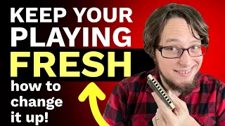 5 Ways to GET OUT of a Rut (Intermediate Harmonica Lesson)