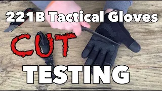 221B Tactical Gloves Review: Guardian Gloves Cut Testing